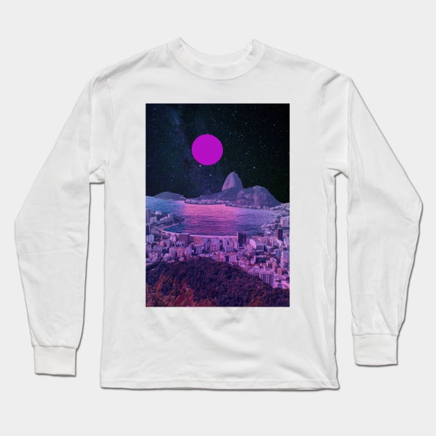 City pop Long Sleeve T-Shirt by Dusty wave